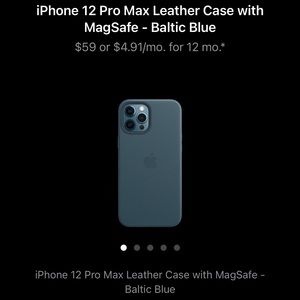 Apple iPhone 12 Pro Max Leather Case MagSafe